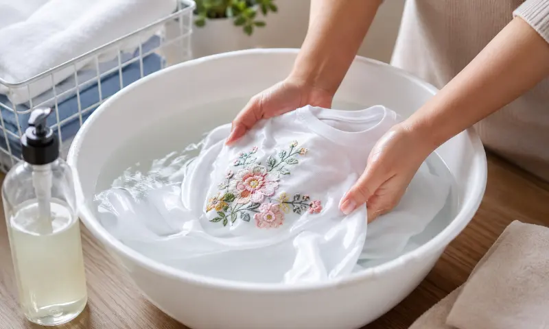 تیشرت گلدوزی را چگونه بشوییم